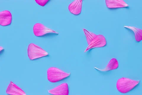 Background of artificial rose petals Stock Photos