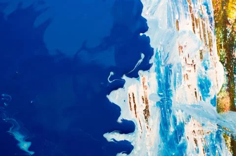 Background, artistic texture, paint strokes for paper design, textile Stock Illustration
