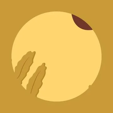 Background of autumn elements of botany leaves Illustrazione stock