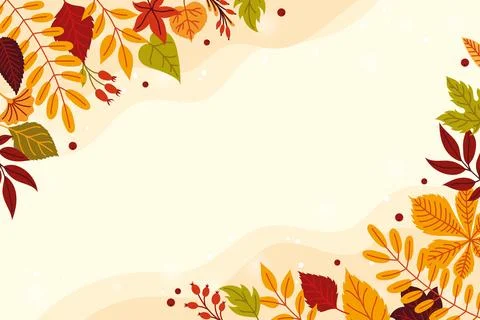 Background with autumn leaves. Stock Illustration
