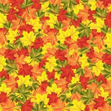 Background autumn maple leaves Stock Illustration