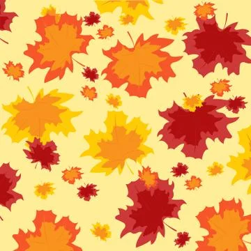 Background from autumn sheet Stock Illustration