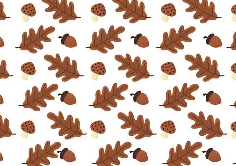 Background with autumn theme on white background 9 Stock-Illustration