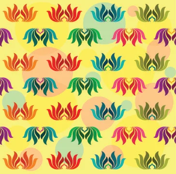 Background backdrop colored repeating symmetric decoration Illustrazione stock