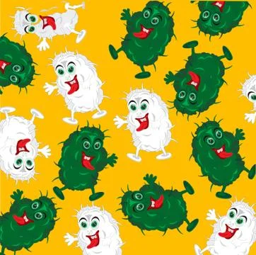 Background from bacteria Stock Illustration