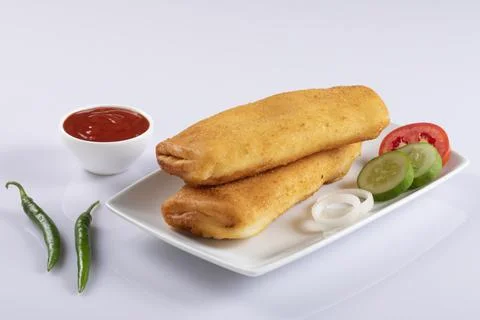 Background, bake, baked, basil, bread, bread basket, breakfast, brown, burger Stock Photos