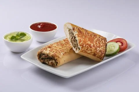 Background, bake, baked, basil, bread, bread basket, breakfast, brown, burger Stock Photos