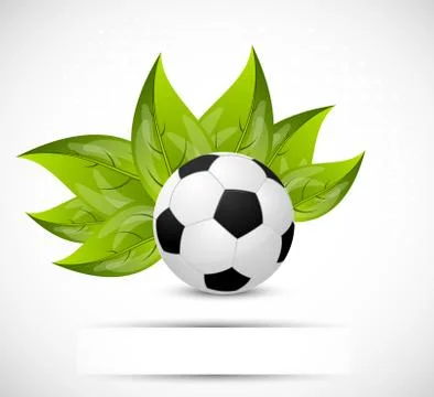 Background with ball Stock Illustration