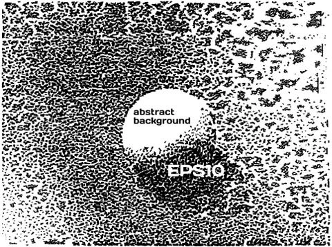 Background ball with shadow engraved dots and spots in vintage s Stock Illustration