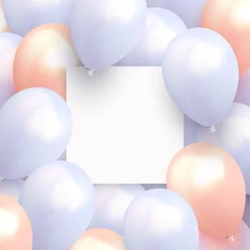 Background balloons. Stock Illustration