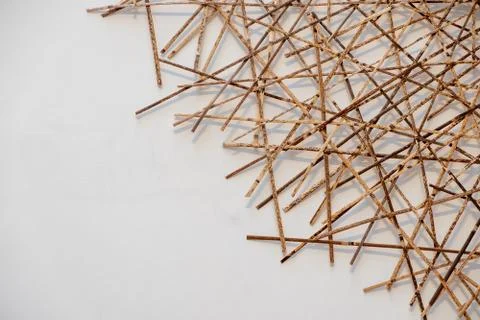 Background with bamboo stick Stock Photos