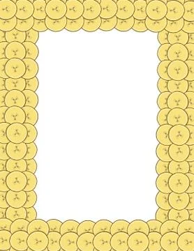 Background of banana Stock Illustration