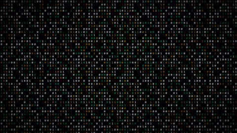 Background based on binary code technology Stock Footage 161990038