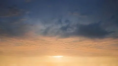 Background of beautiful coudscape at sunset Stock Photos