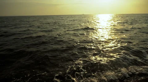 Background of beautiful sea and two young ladies training in front of seaside Stock Footage 68804764