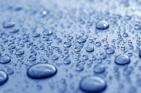 Background of beautiful water drops Stock Photos
