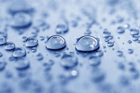 Background of beautiful water drops Stock Photos
