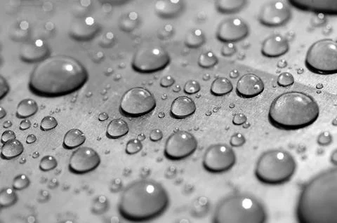 Background of beautiful water drops Stock Photos