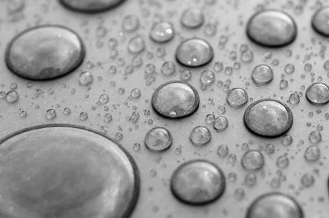 Background of beautiful water drops Stock Photos