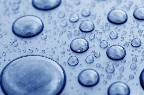 Background of beautiful water drops Stock Photos