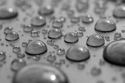 Background of beautiful water drops Stock Photos