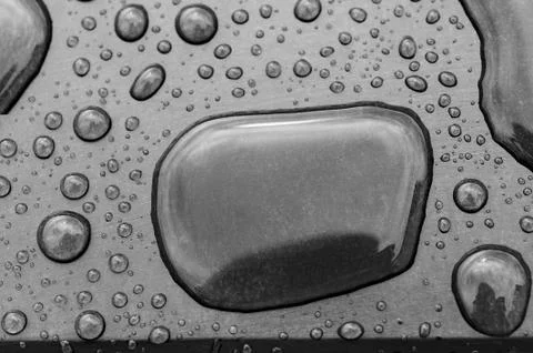 Background of beautiful water drops Stock Photos