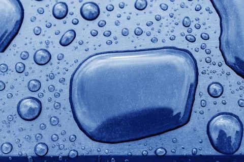 Background of beautiful water drops Stock Photos