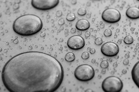 Background of beautiful water drops Stock Photos