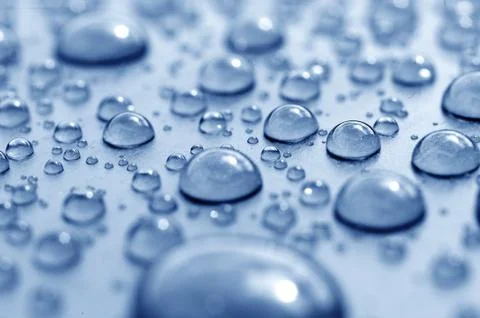 Background of beautiful water drops Stock Photos