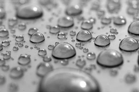 Background of beautiful water drops Stock Photos