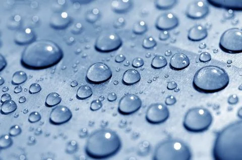 Background of beautiful water drops Stock Photos
