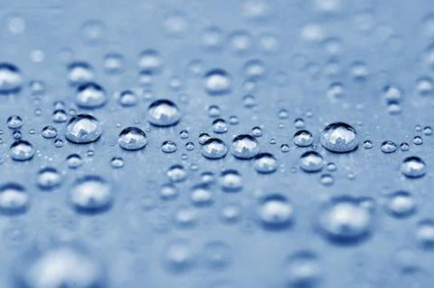 Background of beautiful water drops Stock Photos