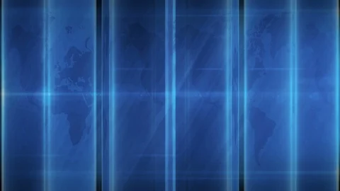 Background of beautiful with world map inside rotating cube 4K LOOP blue Stock Footage 109785071