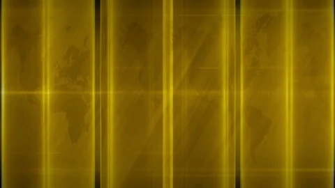 Background of beautiful with world map inside rotating cube 4K LOOP yellow Stock Footage 109785973