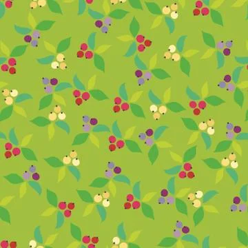Background, berry, green Stock Illustration