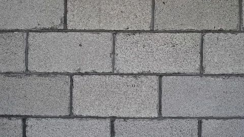 Background of big brick wall gray texture background Stock Footage 128599178