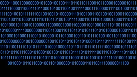 Background With Binary Code Appearing On A Screen Stock Footage 138807679