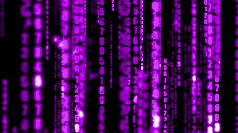 purple binary wallpaper