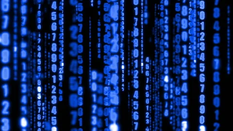 Background binary code computer data digital matrix Stock Footage 146833082