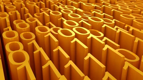 Background of Binary Code Video stock 105451398