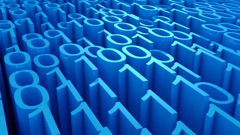 Background of Binary Code Video stock 105451595