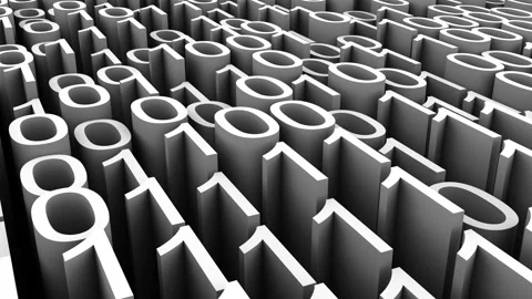 Background of Binary Code Stock Footage 105754473