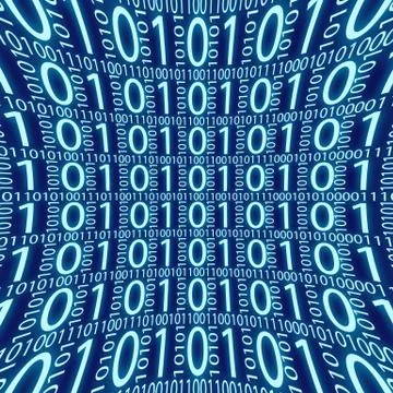 Background of binary code 스톡 일러스트