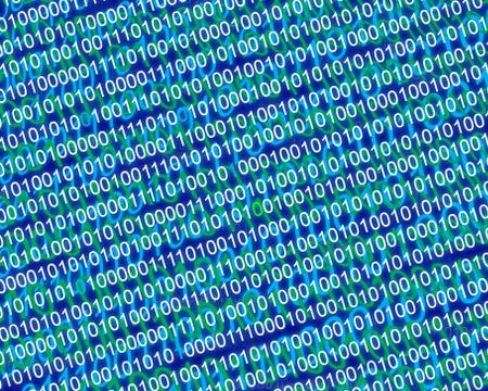 Background of binary code 库存插图