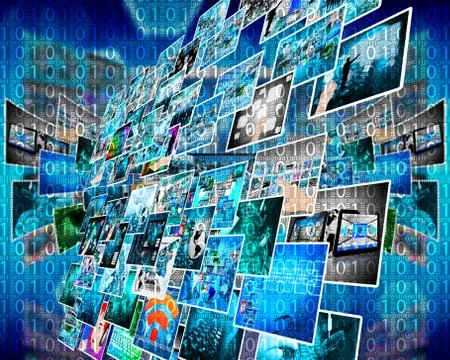 Background of binary code イラスト素材