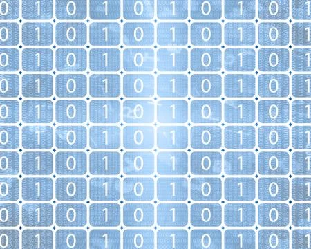 Background of binary code イラスト素材