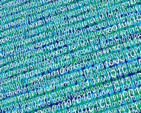 Background of binary code 스톡 일러스트