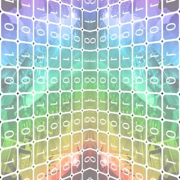 Background of binary code Stock Illustration