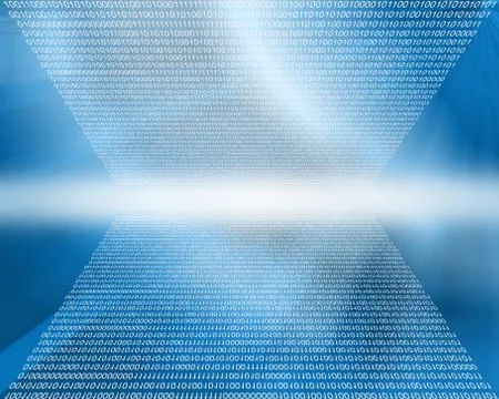 Background of binary code Stockillustratie