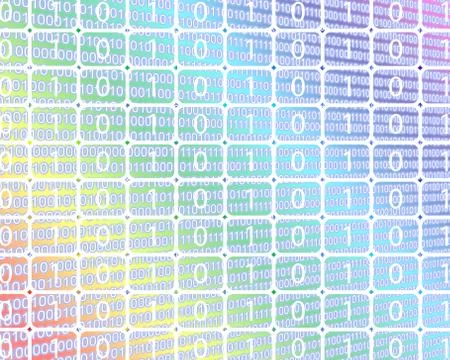 Background of binary code Stockillustratie